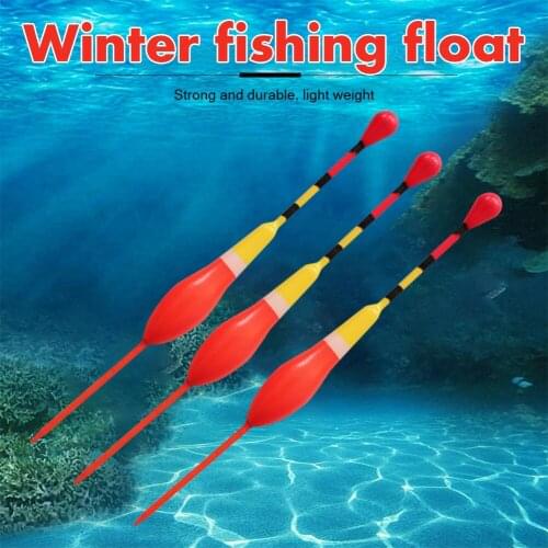 3pcs/lot Ice Sea Fishing Floats Buoy Bobber Stick Balsa Carp Fishing Tackle