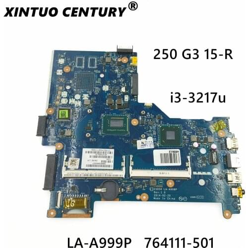 For HP 15-R Series 15T-R000 764111-501 764111-001 764111-601 UMA i3-3217U HM76 ZSO50 LA-A999P Laptop Motherboard Tested