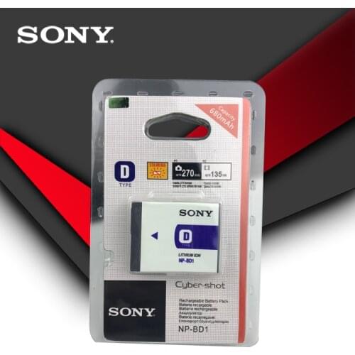 Sony Original NP-BD1 NP BD1 FD1 NP-FD1 Camera Battery DSC T300 TX1 T900 T700 T500 T200 T77 T90 T70 T2 G3 S930