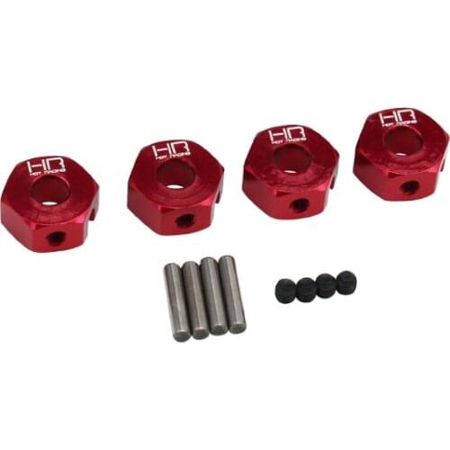 Hot Racing 12mm aluminum wheel hexes for 1/10 Arrma 4WD Karton Typho Outcast Talion Limitless