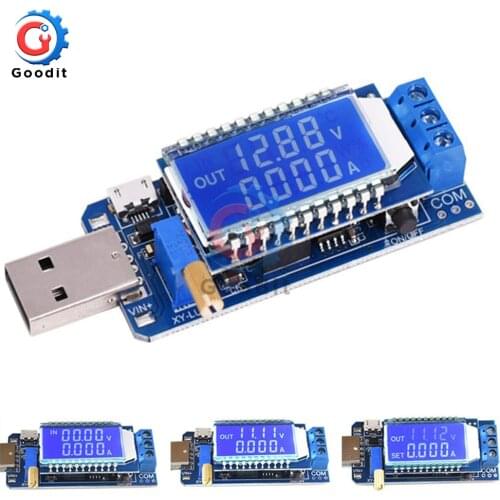 DC-DC 5V to 3.5V/ 9V/12V LCD USB Step UP Step Down Power Supply Module Adjustable Boost Buck Converter Board Out DC 1.2V-24V