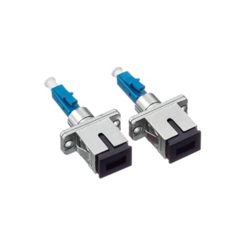 SC Female to LC Male for Optical FiberSingle Mode Fiber Optic Adapter LC/UPC-SC/UPC Fast Connector Free Shipping
