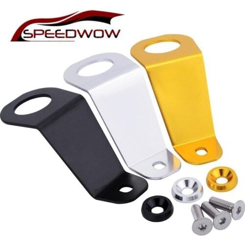 SPEEDWOW Racing Radiator Stay Mounting Bracket With Washer Kit Fit for 92-95 Honda Civic EG