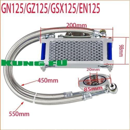 GN125 GZ125 GSX125 EN125 125cc radiator oil cooler motorcycle accessories
