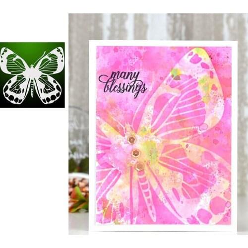 Butterfly Insect Metal Cutting Dies and Stamps DIY Scrapbooking Card Stencil Paper Cards Handmade Album Stamp Die Sheets 2021
