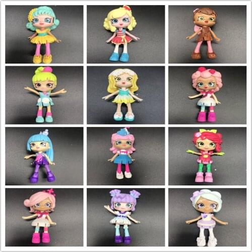 Miniature Shopping Fruit Dolls Action Figures for Family Kids Christmas Gift Playing Shops dolls Toys
