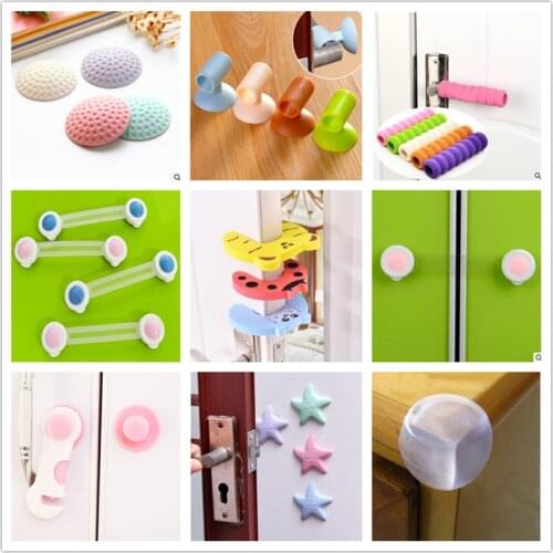 1Pcs Soft Elastic Door Handle Foam Cover Doorknob Guard Protector Anti-collision Door Stopper Safety Baby Children Protection
