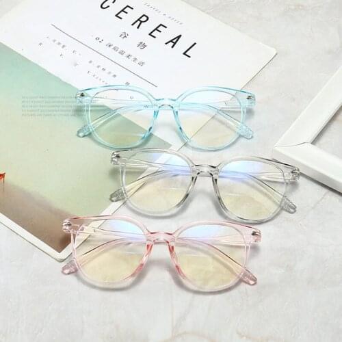 Fashion Anti-Blue Light Glasses for Women Men Vintage Ultra Light Frame Eye Protection Vision Computer Eyeglasses
