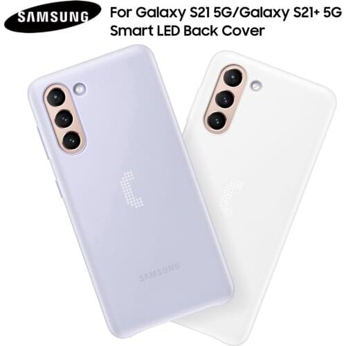 SAMSUNG Original Backlit Phone Cover Phone Case for Samsung GALAXY S21 S21Plus S21+ S21 Plus 5G Intelligent LED Back light