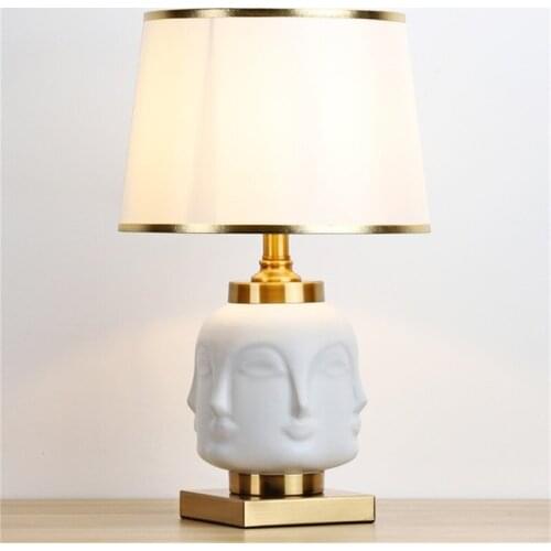 ORY Modern Table Light White Bedside Desk Light LED Novelty Home For Foyer Office Creatively Personality Decoration