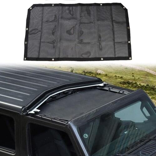 Front Door Car Roof Sunshade Soft Top Modified Roof Insulation Net Door Suitable For 2018-2021 Jeep Wrangler JL/JT