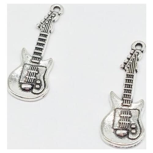 Fashion 23 pcs guitar charms guitar pendants fit DIY necklace earring bracelet charms Jewelry Making