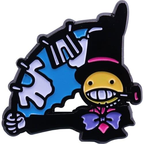 Hang clothes Turnip head pin Howls Moving Castle Scarecrow Kabu parody anime movie jewelry