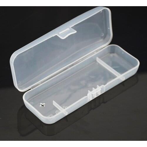Portable Travel ABS Cover Manual Razor Protective Transparent Box Holder Cover Men Shaving Case For Travel