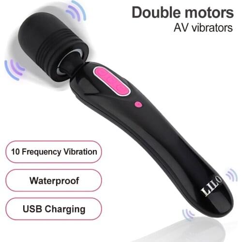 Sex Toys for Woman Magic Wand Female G Spot Massager Wand Massage Stick Big AV Vibrators Clitoris Stimulator Adult Toys