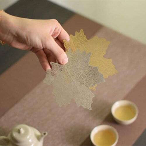 1Pc Maple Leaf Tea Strainer Reusable 304 Stainless Steel Hot Pot Ingredient Filter Spice Scented Tea Infusers Kitchen Accessorie