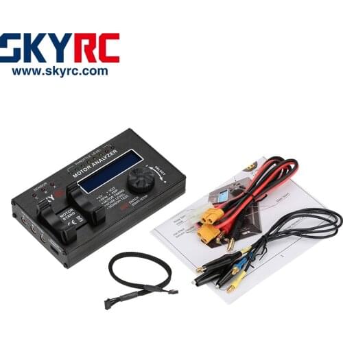 Skyrc Brushless Motor Analyzer KV Voltage BPM AMP Timing Checker Tester BMA-01 For RC Car motor with LCD Display Screen