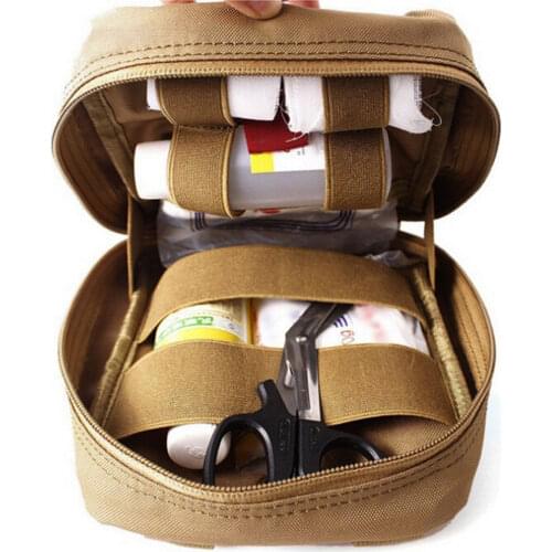 Tactical Waist Bag Portable Walkie-talkie Molle Medical Bag Outdoor Bag Tactical Medical Rescue First Aid Kit Accessory