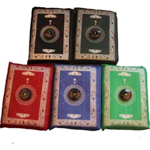 Waterproof muslim travel Pocket Portable Islamic Muslim prayer carpet rug Islamic Arab Ramadan compass Prayer Mat#182