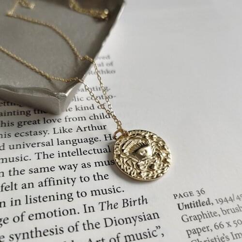 WTLTC 925 Sterling Sliver Zodiac Cancer Pendant Necklaces for Women Personalized Small Coin Disc Choker Crab Charm Necklace