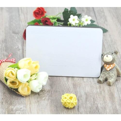 10pcs/lot sublimation blank DIY Wooden photo frames for pictures MDF frame photo DIY painting print decorative unframed panels