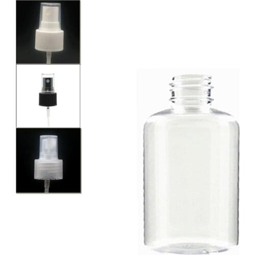 120ml empty boston round plastic bottle , clear pet bottle with black/white/transparent fine mist,sprayer bottle