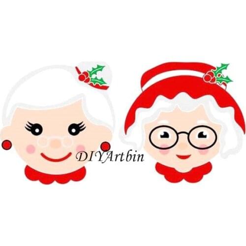 2020 New Christmas Grandmother Metal Frame Dies For Card Making New For Embossing Paper Card Craft