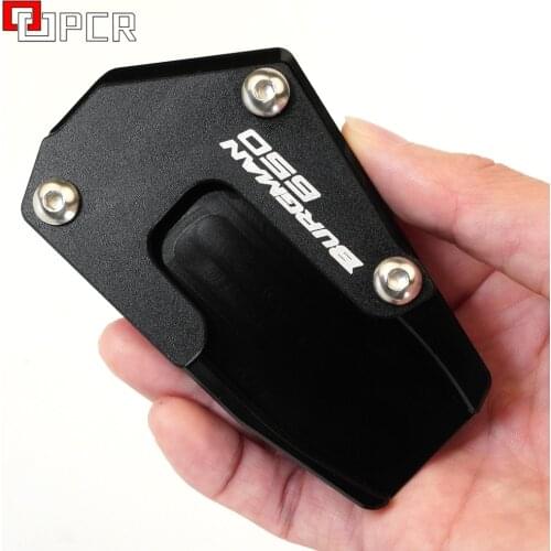 For SUZUKI BURGMAN 650 AN650 2013-2020 Motorcycle Accessories CNC Foot Side Stand Pad Plate Kickstand Enlarger Support Extension