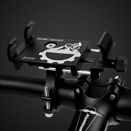 Aluminum Alloy Mobile Phone Holder Motorcycle Bike Riding Shockproof Fixed GPS Navigation Mobile Phone Holder for Iphone 11 Pro