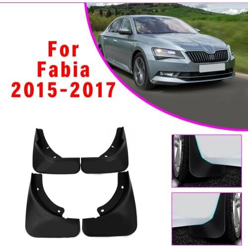 Car Mud Guards For Skoda Superb 2015 2016 2017 Front Rear Splash Guards Over Fender Kit Car Styling Fender Accessories