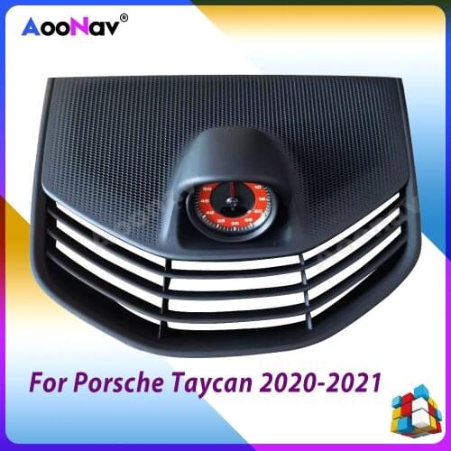 Car Stopwatch For Porsche Taycan 2020-2021 Car Interior Dashboard Clock Decoration Clock Compass Electronic Time