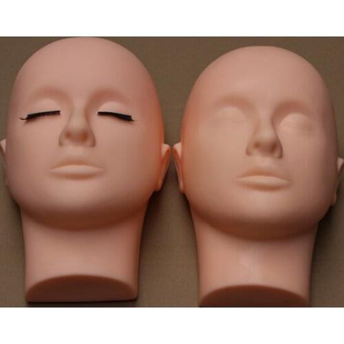 Free Shipping!! Beauty Cosmetology Training Head Model Dummy Head Model False Head Mold Learning Head On Promotion