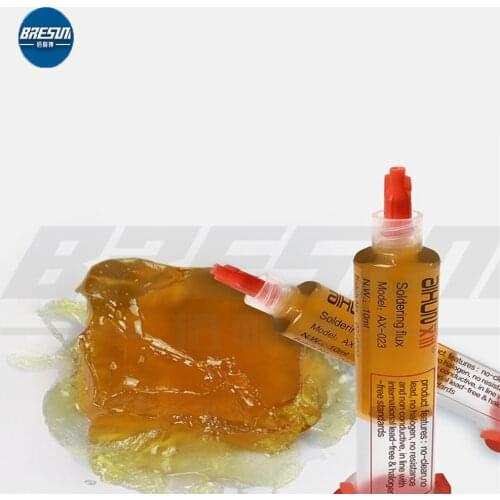 AIXUN AX-023 Lead-Free Rosin, Lead-Free Flux, Easy To Tin, No Cleaning Syringe Repair, Bga Soldering Oil Flux