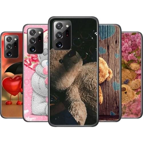Little Teddy Bear For Samsung Galaxy A01 A11 A12 A21 A21S A31 A41 A42 A51 A71 A32 A52 A72 A02S UW Phone Case