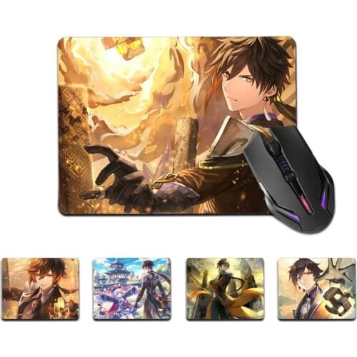 FHNBLJ High Quality Genshin Impact Zhongli Rubber Mouse Durable Desktop Mousepad Top Selling Wholesale Gaming Pad mouse