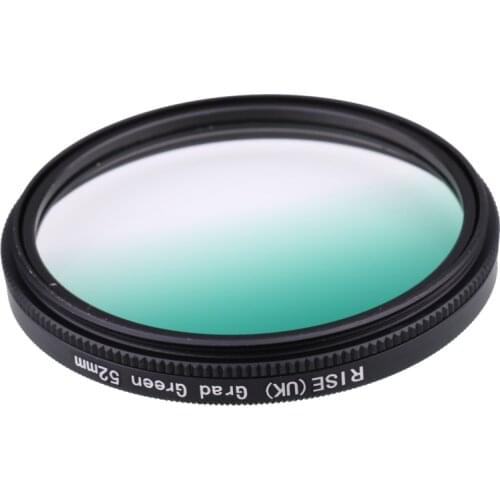 Camera Filter 52mm Gradual green Color lens Filter for Nikon D3100 D3200 D5100 SLR Camera lens