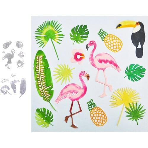 Happymems metal cutting dies cut die mold Flamingo decoration Scrapbook paper craft knife mould blade punch stencils dies