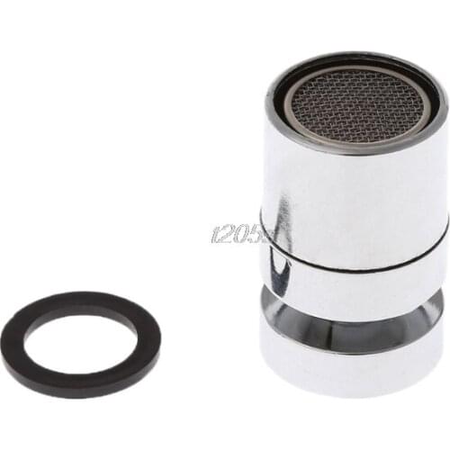 Chromed 24mm Brass Adjustable Swivel Water Saving Tap Nozzle Spout Aerator M24 Male M22 Female T25 Drop ship