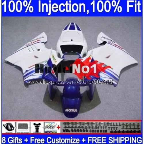 Injection For HONDA NSR250R MC28 1994 1995 1996 1997 1998 1999 133MC.37 NSR 250 250R NSR250 R 94 95 96 97 99 blue white Fairing