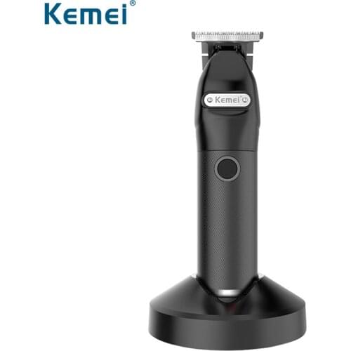 Kemei New Professional Electric Hair Clipper for Men Rechargeable Salon Barber Hair Trimmer Beard Mower Shaving Cutting Machine