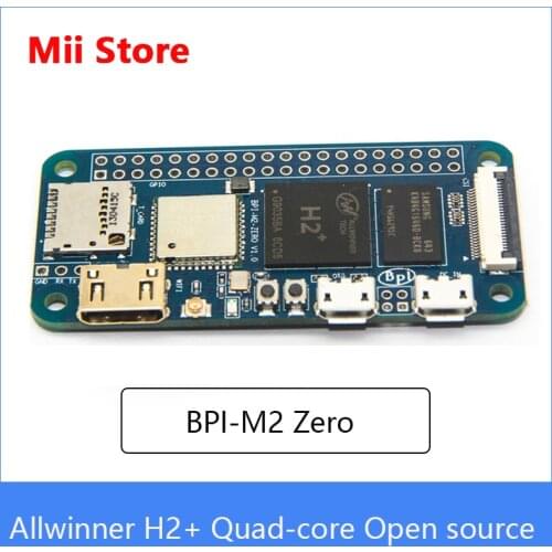 Banana Pi BPI-M2 Zero Quad-Core Open Source Single Board Computer Allwinner H2+ Compatible with Raspberry Pi zero