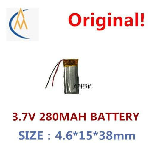 New 3.7V polymer lithium battery 461538 280mah MP4 walkie talkie / device / mini Bluetooth headset 3D glasses