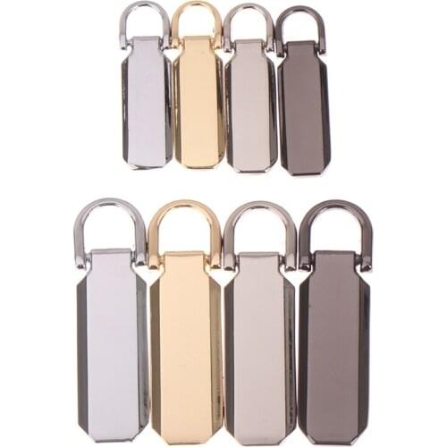 5pcs DIY Handmade Craft Quilting Clothing Bags Supplies 3# 5# Metal Zipper Head Zip Puller Detachable Zipper Repair Kits
