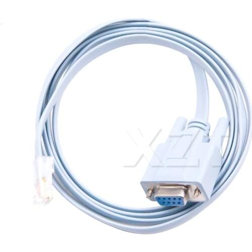NEW RJ45 Cat5e CAT6 to RS232 DB9 Console Router Cable STOCK 1PCS HOT SALE