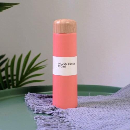 Creative 250ml Insulated Thermos Bottle Sport Watter Bottle Mini Capacity Leakproof Coffee Mug Vacuum Flask Couple for Winter