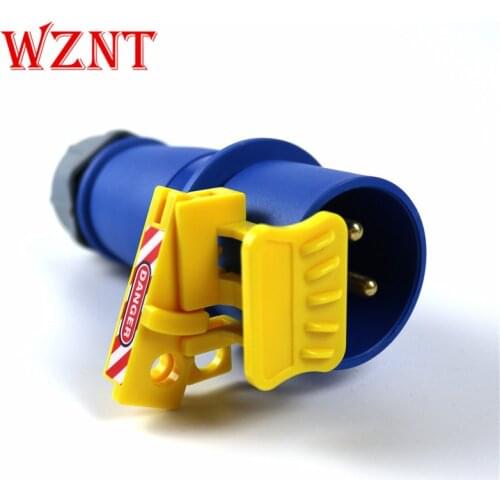 Industrial waterproof plug lock 16-125A Engineering plastic LOTO lock Stop lock for electric plug PC Various sizes