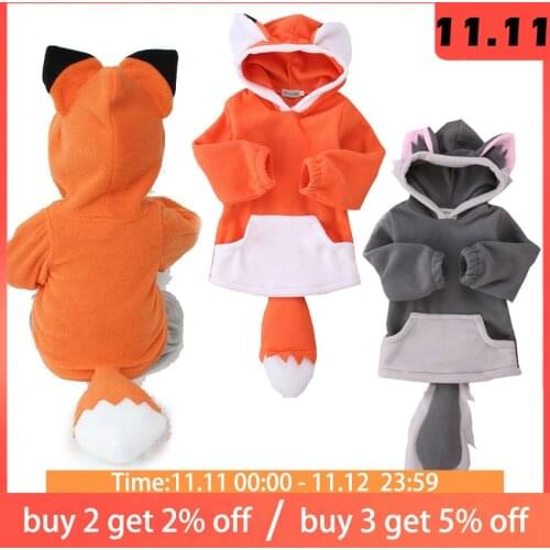 2020 Baby Boys Girls Animal Hoodies Sweatshirt with Pocket Newborn Kids Cute Outwear Childrens Long Sleeve Coat for Boys Girls