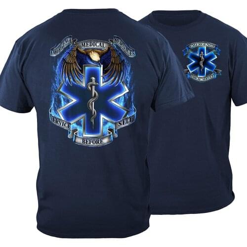 Thin Thin Red Line T-Shirt Paramedic Gear Cotton O-Neck Short Sleeve Mens T Shirt New Size S-3XL