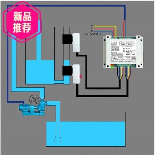 Tubular Liquid Level Induction Switch / Non-contact Liquid Level Controller / Automatic Sensor
