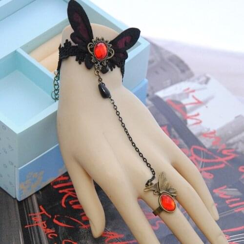 Vintage Buttlefly Bracelet & Bangle for Women Gothic Jewelry Women Accessories Lady Party Jewelry